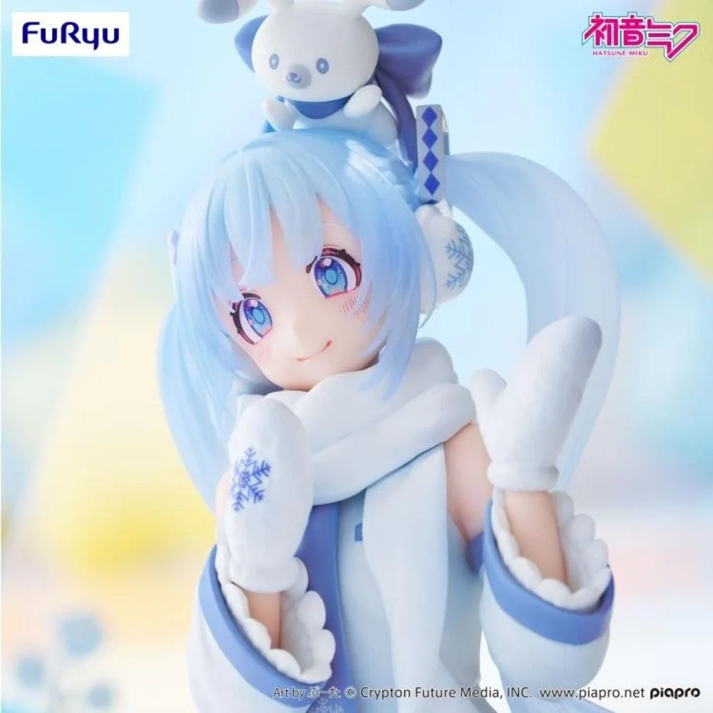 FuRyu Hatsune Miku Snow Miku 2024 Figure New Winter Noodle Stopper US Seller